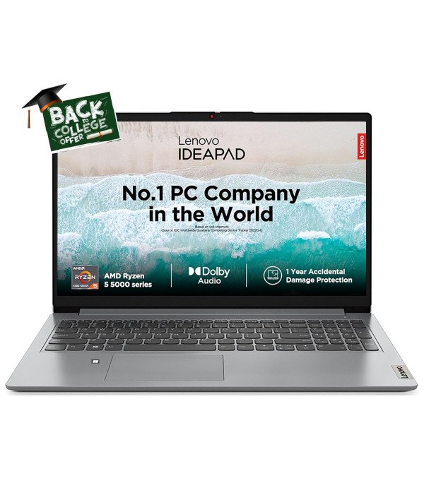 LENOVO LAPTOP IDEAPAD BGIN (R5-5500U-8GB-512GB-WIN11-MSO)