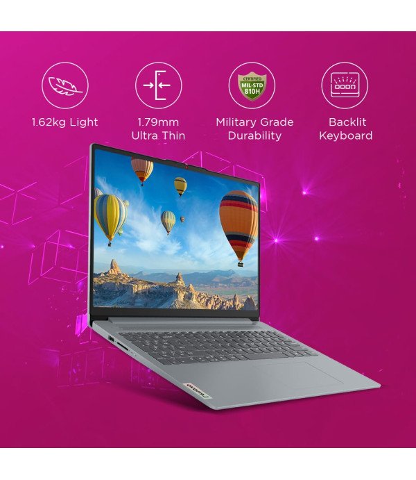 LENOVO LAPTOP IP3-8GIN (I5-12TH-16G-512G-15.6"-W11+MSO)