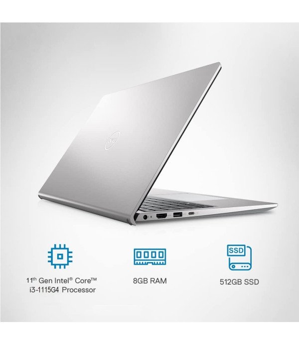 DELL LAPTOP 3520 (13-1215U/8GB/512GBSSD/15.6 /WIN+MSO/SILVER)