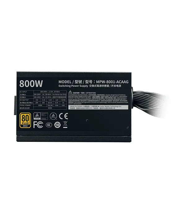 COOLER MASTER SMPS G800W GOLD