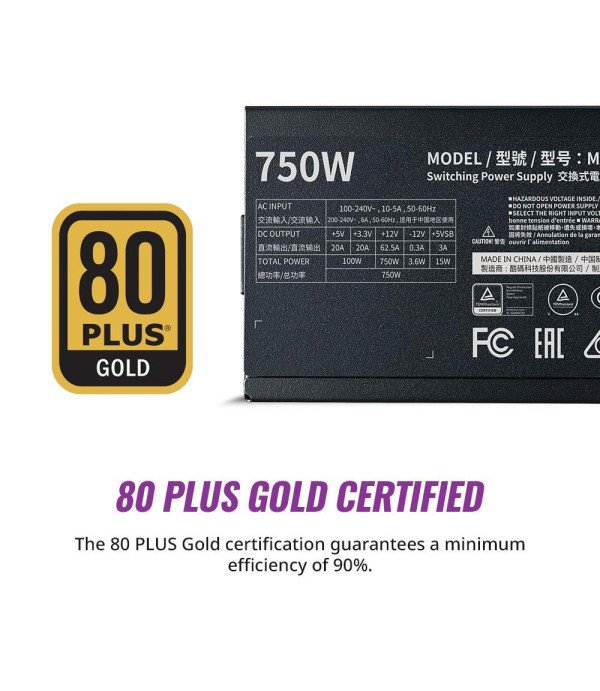 COOLERMASTER SMPS GOLD MWE 750