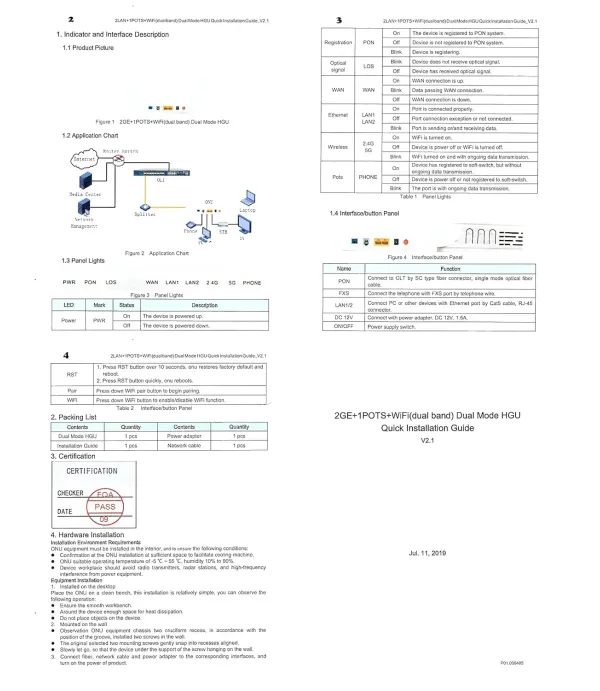 NET LINK ONT -HD323DAC