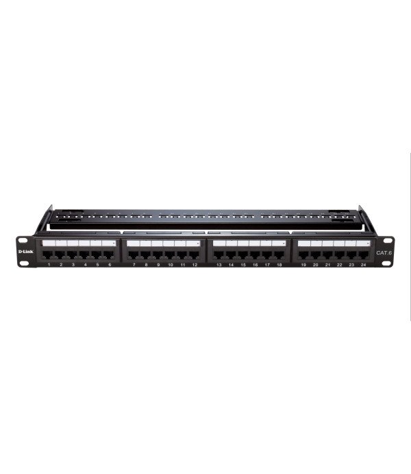 DLINK 24PORT PATCH PANEL NPP-C61BLK241