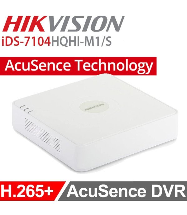 HIKVISION HDTVI DVR - 4CH-7104HQHI-M1/S