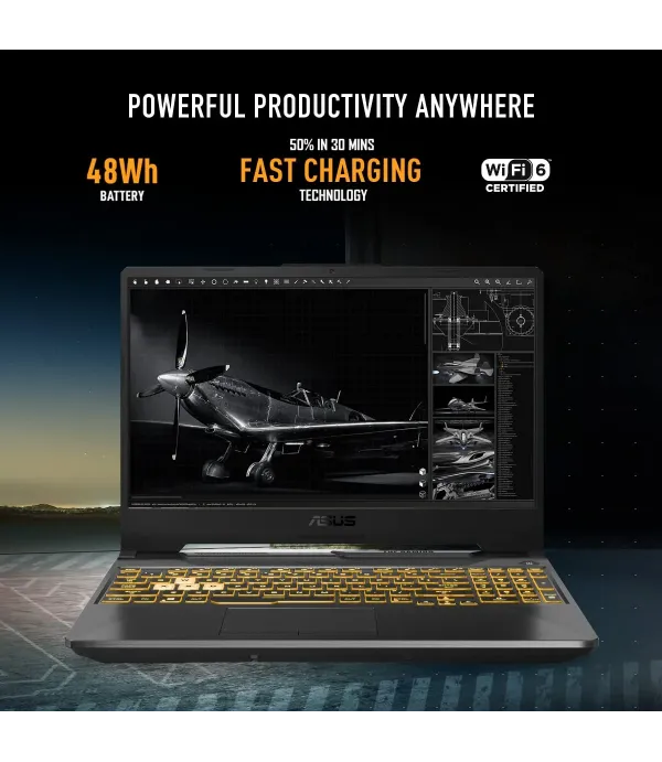 ASUS TUF GAMING A15 FA566NC-HN083WS(R5-7535HS/16GB/512GB/RTX3050-4GB/WIN11/MSO)