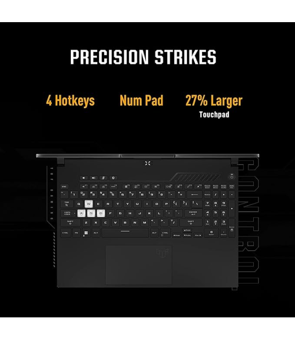 ASUS TUF F15 FX517ZE-HN036WS (I7-12/16GB/512GB SSD/3050Ti-4GB/15.6/WIN11+MS)