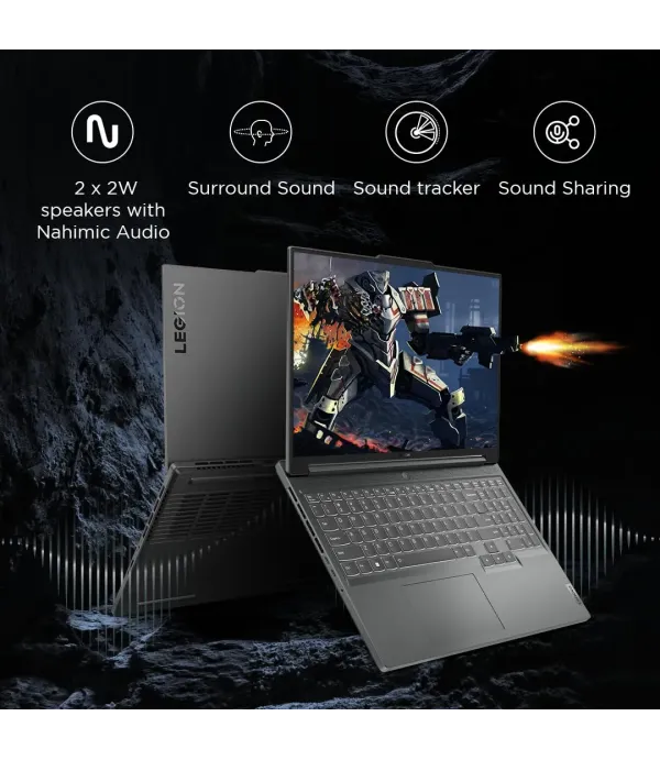 LENOVO LAPTOP LEGION SLIM-5-9KIN (R7/16G/512G/RTX4050/16/W11+MSO)