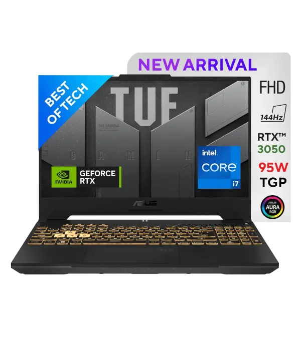 ASUS TUF GAMING F15 FX577ZC-HN192WS (I7-12TH-16GB-1TBSSD- RTX3050-4 -15.6-144HZ-WIN11-HOME)