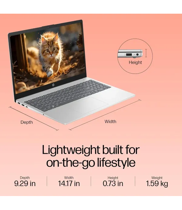 HP LAPTOP 15-FD0070TU (I5-12-8GB-512GB-15.6-WIN11+MS)