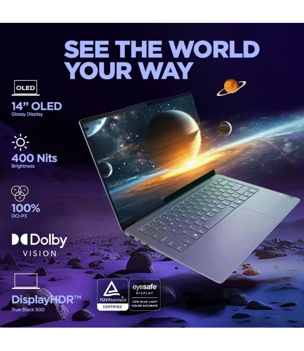 LENOVO LAPTOP YOGA SLIM-7 (SD-X-ELITE / 32GB / 1TB / 14.5"/ WIN11+MSO)