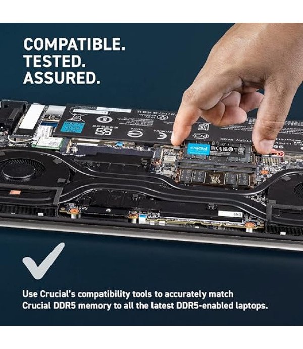 CRUCIAL LAPTOP RAM DDR-5 16GB 5600MHZ