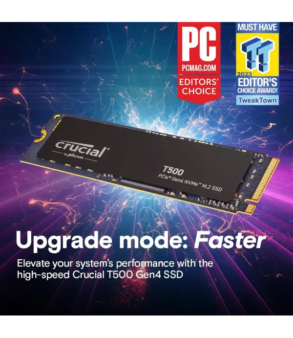 CRUCIAL MICRON NVME M.2SSD T500 500GB