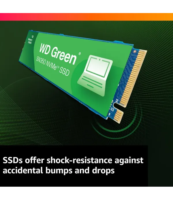 WESTERNDIGITAL NVME SSD GREEN SN350 500GB