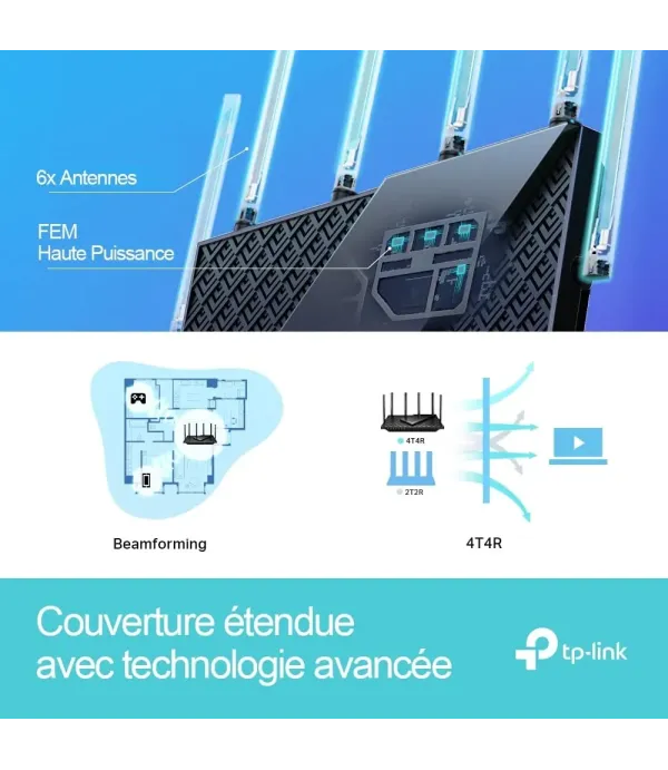 TP LINK AX73 AX5400 WIFI6 ROUTER