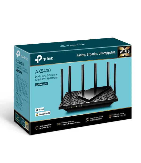 TP LINK AX73 AX5400 WIFI6 ROUTER