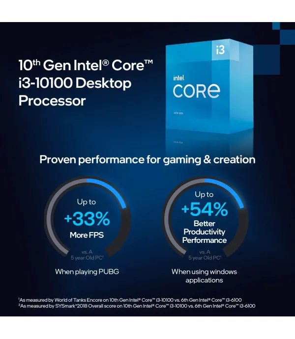 INTEL PROCESSOR I3-10100