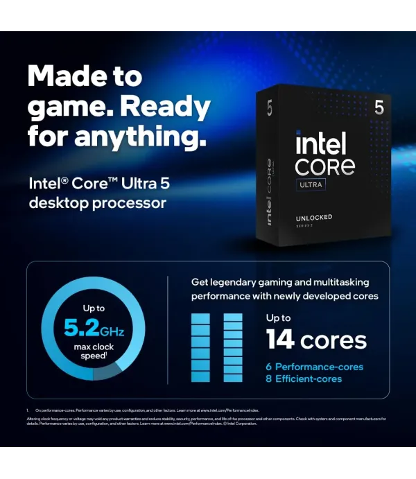 Intel Core Ultra 5 Processor 245K - 24M Cache, up to 5.20 GHz