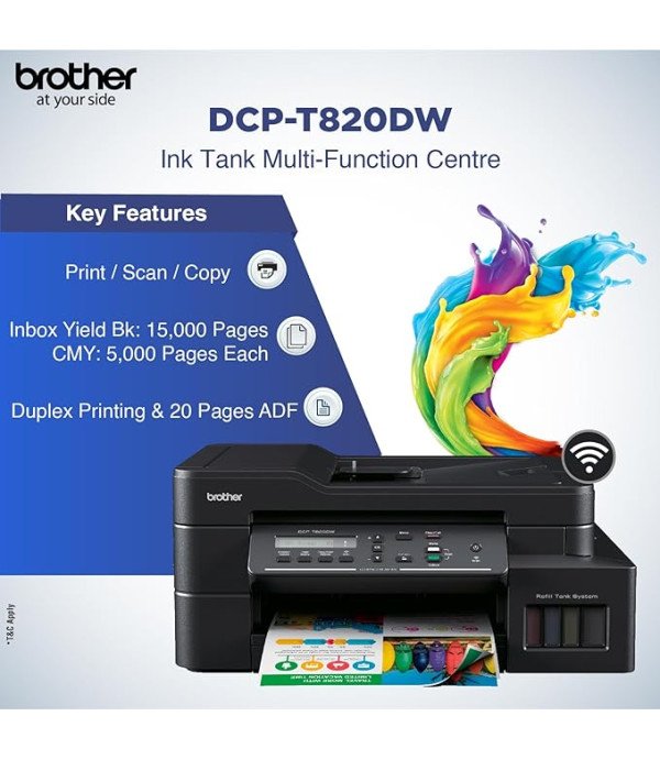 BROTHER PRINTER DCP-T820DW