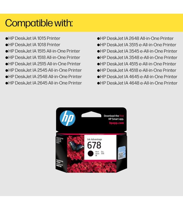 HP CATRIDGE 678 BLACK