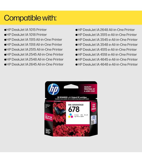HP CATRIDGE 678 COLOUR