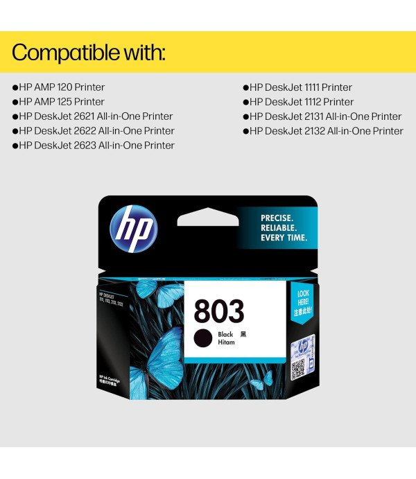 HP CATRIDGE 803 SMALL BLACK