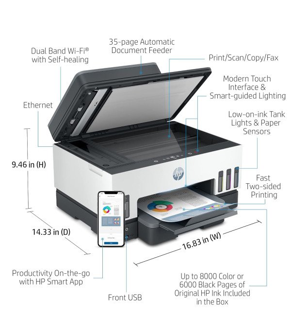 HP PRINTER ALL IN ONE SMART TANK 790 MFP