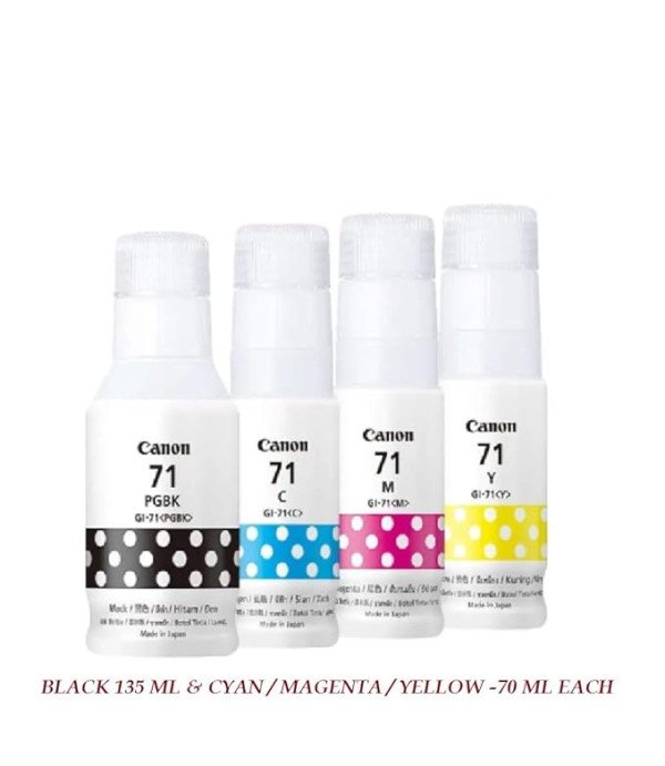 CANON INK BOTTLE GI-71 COLOUR