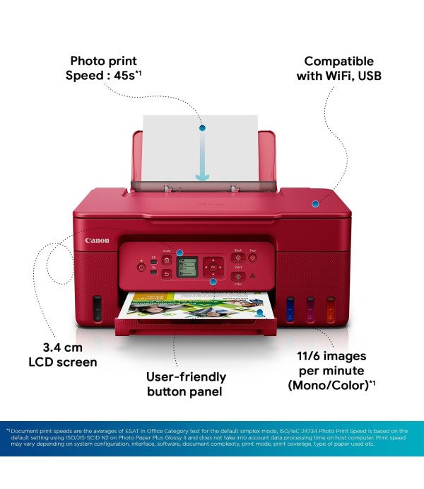 CANON PRINTER - G3770 Red
