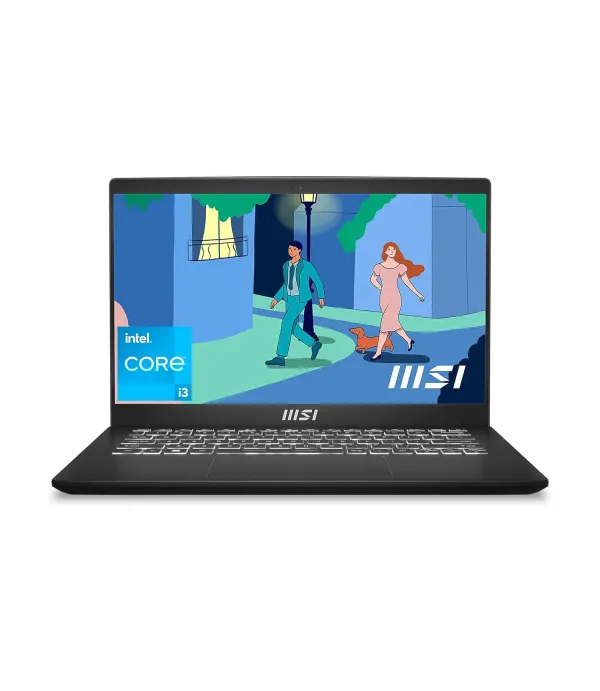 MSI LAPTOP MODEN 14 C12MO-1205IN (I3-12/8GB/512GB/14.0/WIN11)