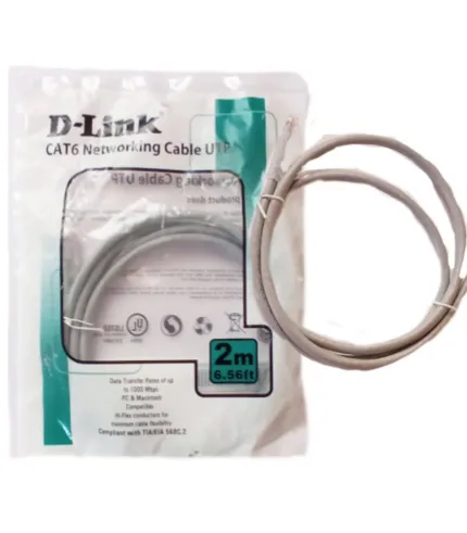 DLINK CAT 6 PATCH CABLE 2 MTR