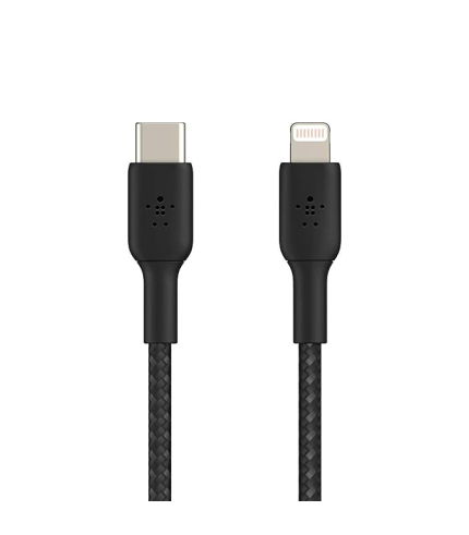 BELKIN BRAIDED USB C -LIGHTNING CAA004BT