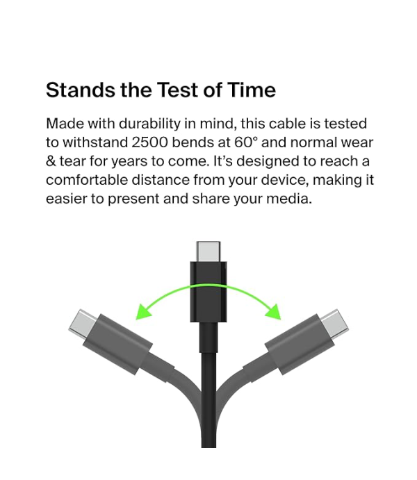BELKIN USB C HDMI CABLE AVC012BT 2M HDMI 2.1 8K
