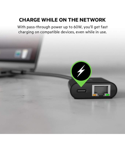 BELKIN USB C TO E'NET ADAPTER INC001BTBK