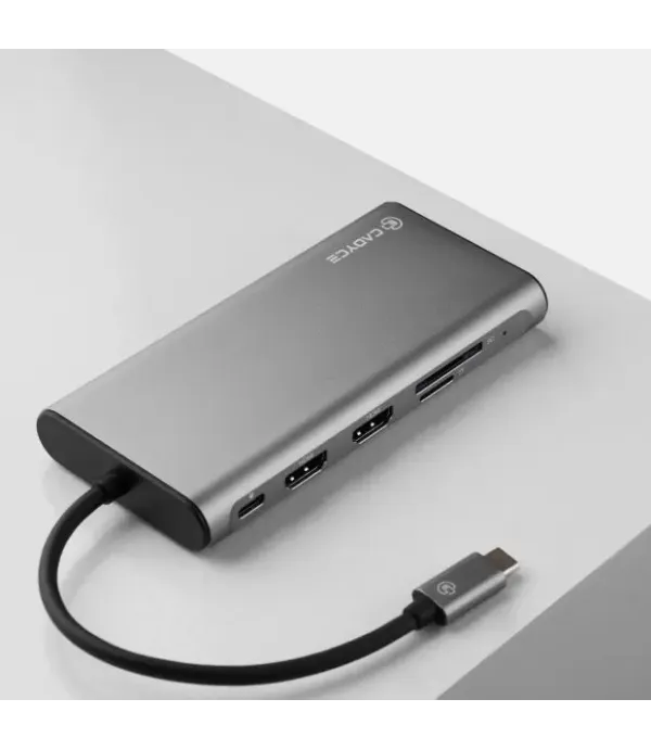 CADYCE USB-C DUAL HDMI & VGA DOCKING STATION - CA-HDVG