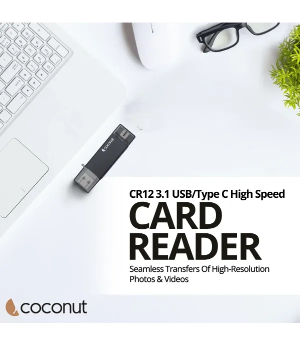 COCONUT CARD READER USB 3.1 CR12