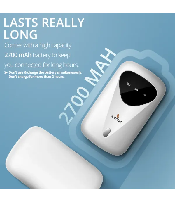 COCONUT WIRELSS 4G ROUTER PORTO 3