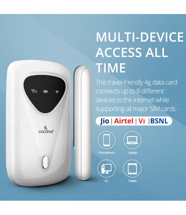 COCONUT WIRELSS 4G ROUTER PORTO 3