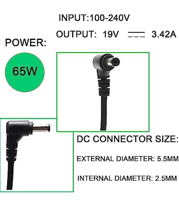 ASUS LAPTOP ADAPTER 65W