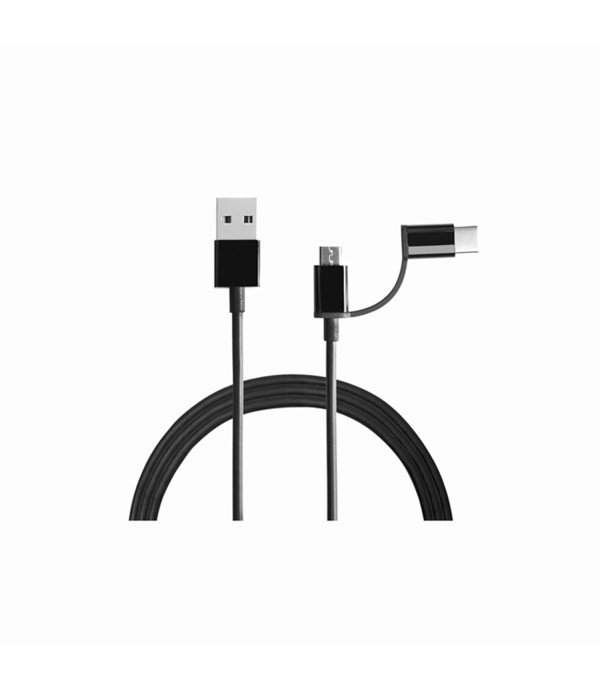 MI MICRO USB TO TYPE-C CABLE 2 IN 1 100CM