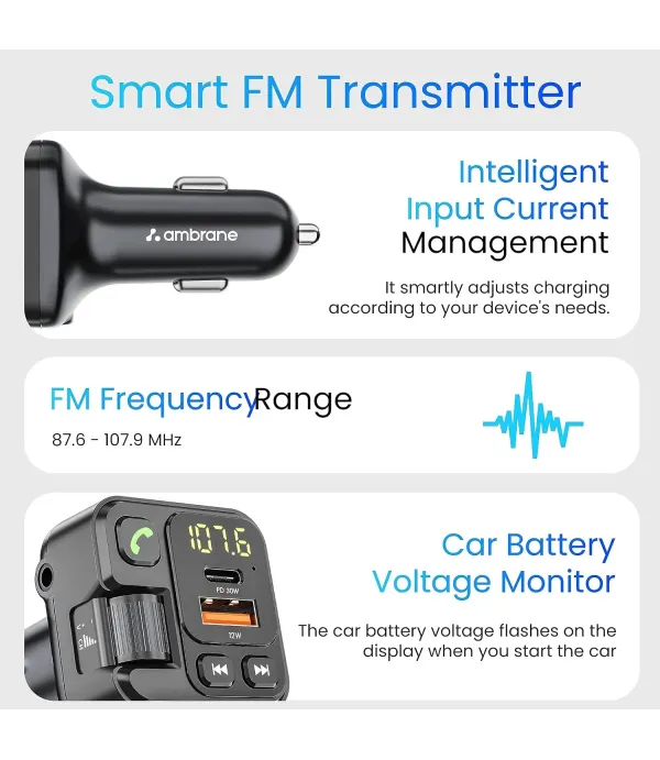 AMBRANE CAR CHARGER CAR CONNECT