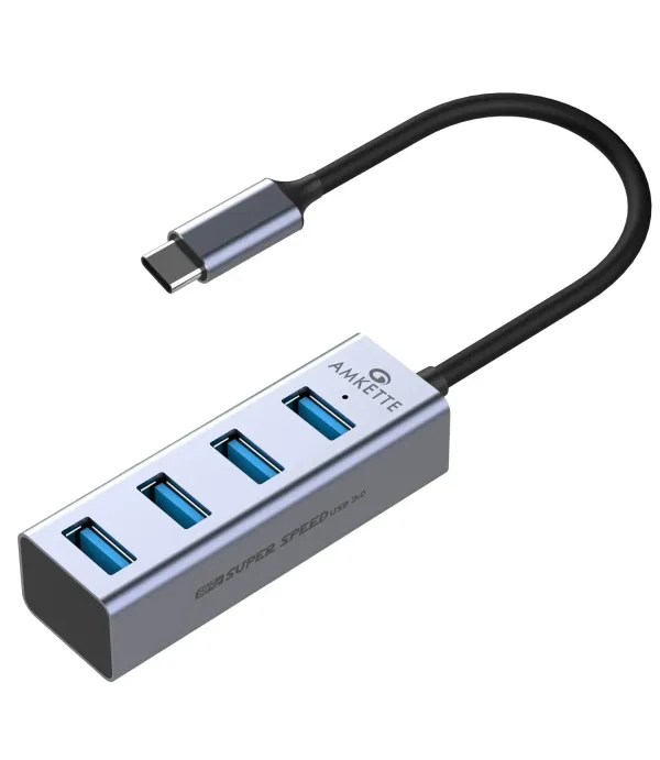 AMKETTE TYPE C 4 PORT USB HUB 3.0 (428)