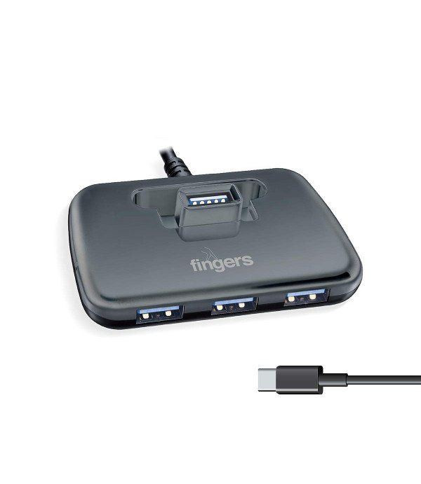 FINGERS HUB NEXTGEN TYPE-C TO 4 PORT USB 3.0