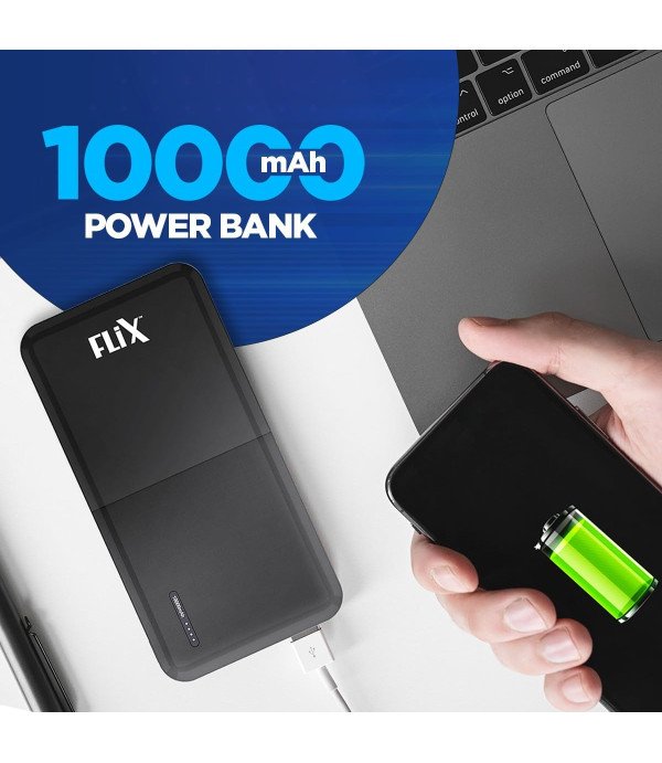 FLIX POWER BANK 10000MAH XPB-P10 BLK