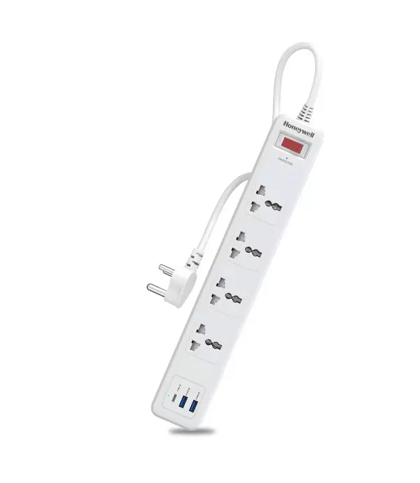 HONEY WELL 4 OUT SURGE PROTECTOR PLATINUM