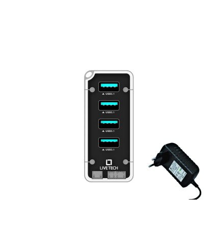 LIVETECH ALL 4 PORT USB 3.1 HUB PACE