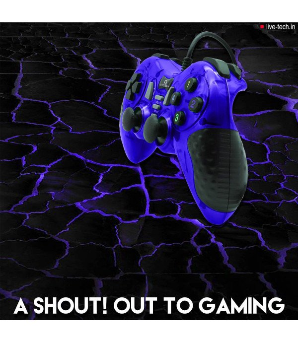 LIVE TECH USB WIRED RAGE BLUE