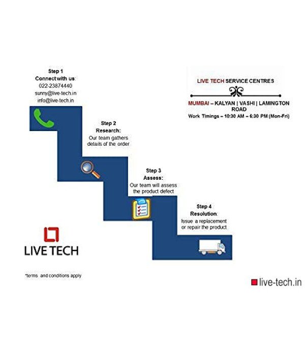 LIVE TECH USB WIRED RAGE RED