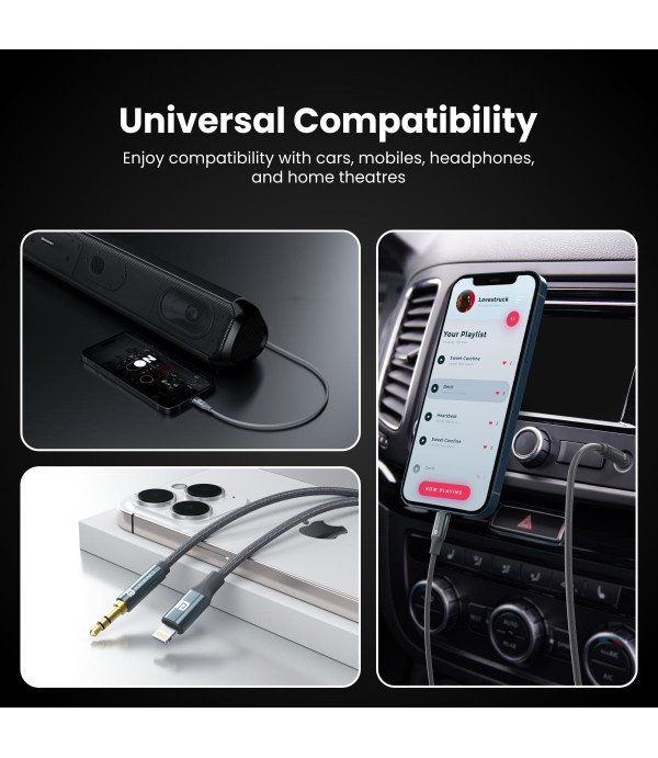 PORTRONICS IKONNEC ONE 2 IN 18 PIN TO AUX & 8 PIN CONNECTOR POR 1270