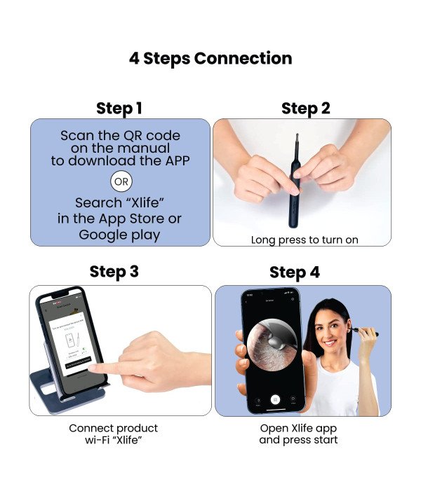 PORTRONICS XLIFE WIRELESS EAR CLEANING POR 1760