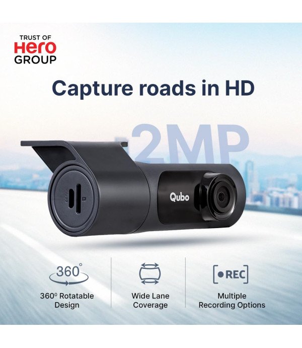 QUBO DASH CAMERA PRO WITH GPS HCABL001